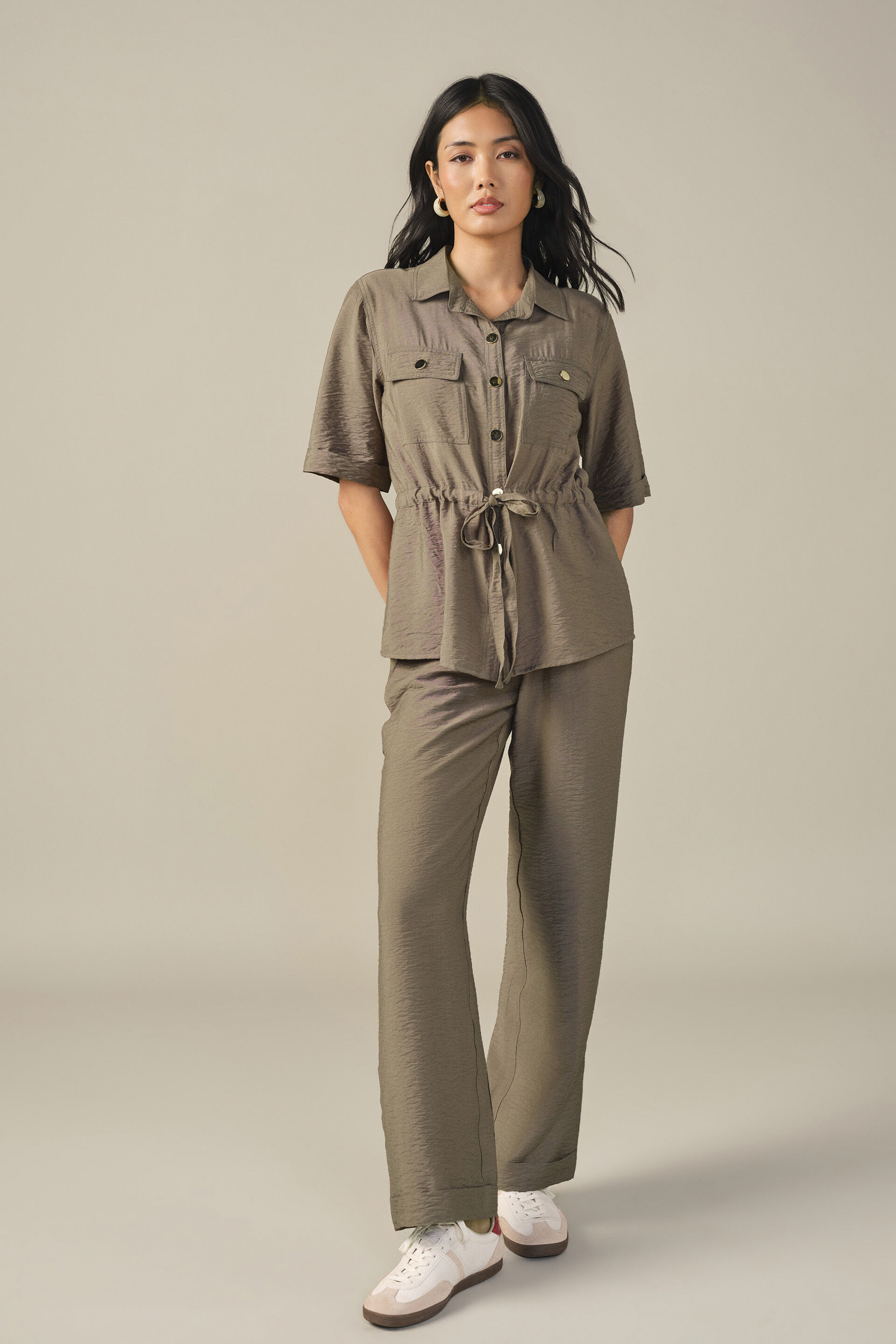 Relaxed Co-ord in Olive